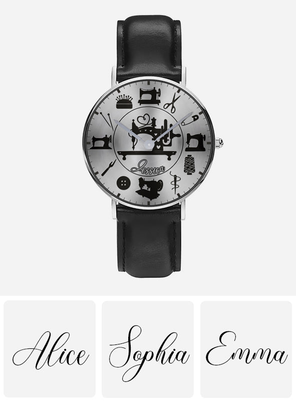 Perfect Gift For Sewing Lovers - Personalized Sewing Hand Watch