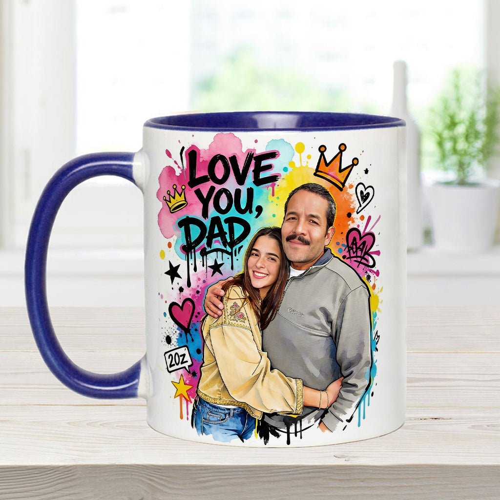 Best Dad Ever - Personalized Father Accent Mug & Coaster