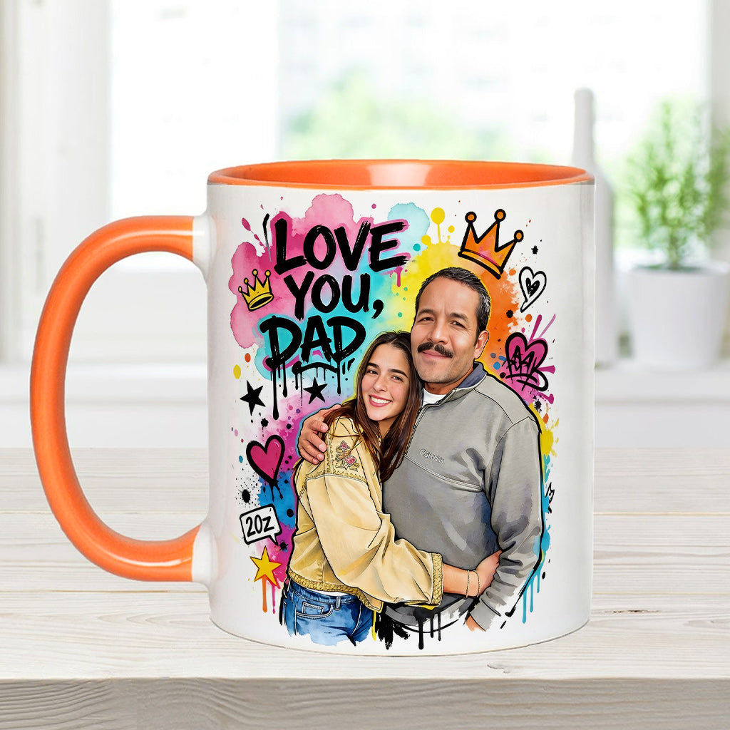 Best Dad Ever - Personalized Father Accent Mug & Coaster