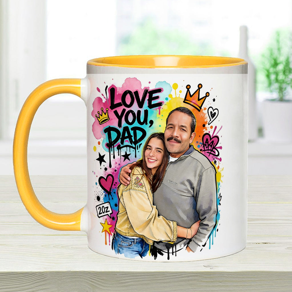 Best Dad Ever - Personalized Father Accent Mug & Coaster