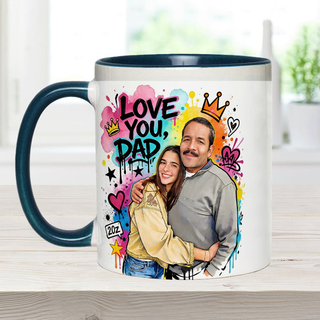 Best Dad Ever - Personalized Father Accent Mug & Coaster