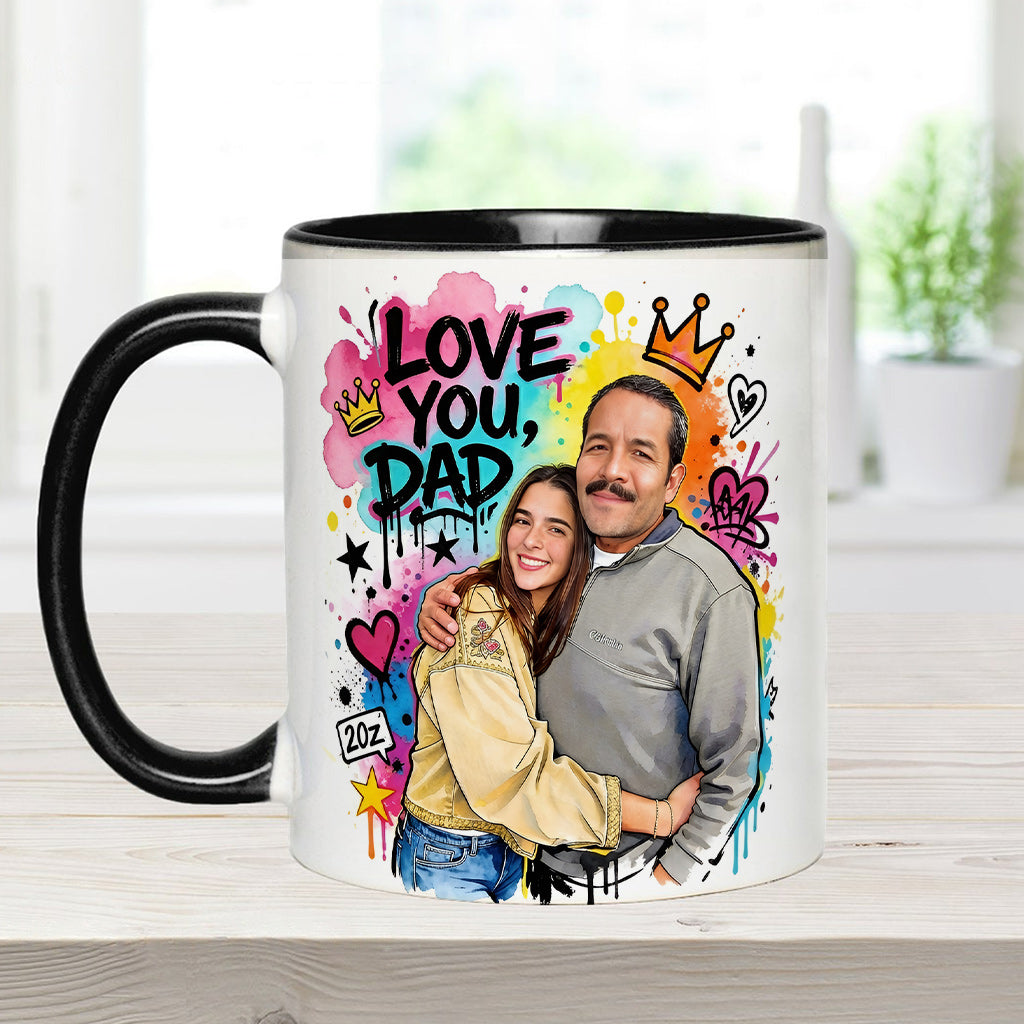 Best Dad Ever - Personalized Father Accent Mug & Coaster