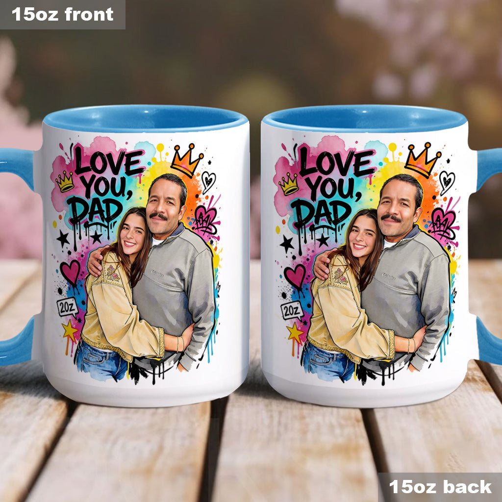 Best Dad Ever - Personalized Father Accent Mug & Coaster