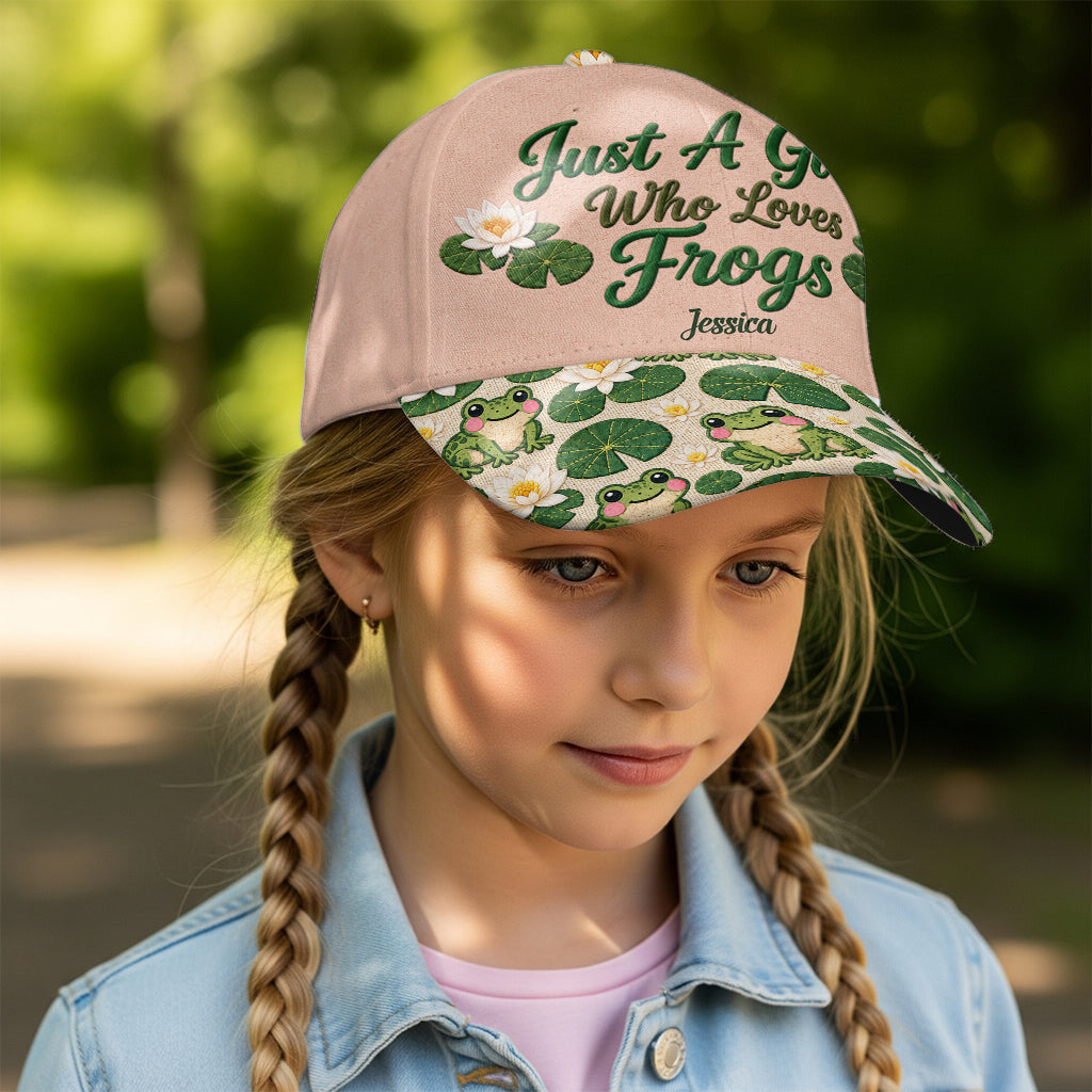 Just A Girl Who Loves Frogs - Personalized Frog Classic Cap