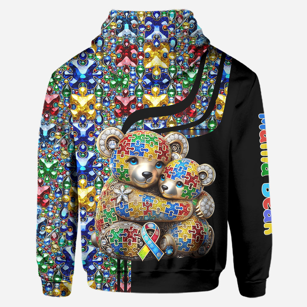 Mama Bear Autism Awareness Hoodie and Leggings