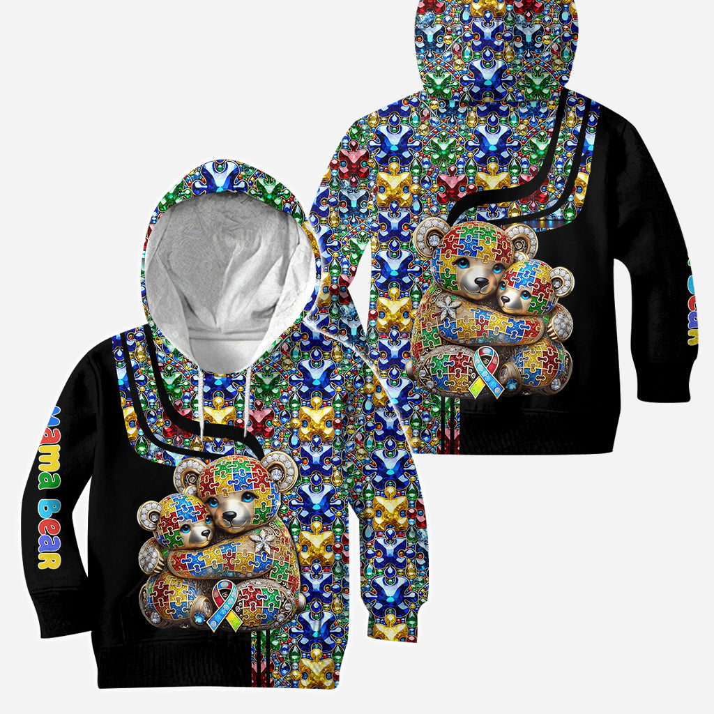 Mama Bear Autism Awareness Hoodie and Leggings