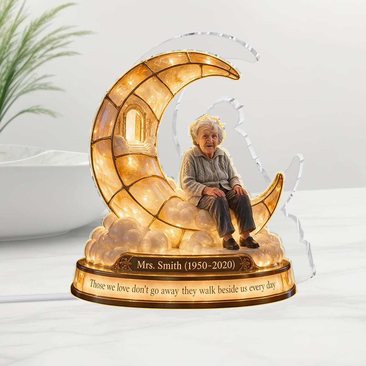 Personalized Memorial Gift, A Beautiful Keepsake to Honor a Loved One - Personalized Memorial Acrylic LED Night Light