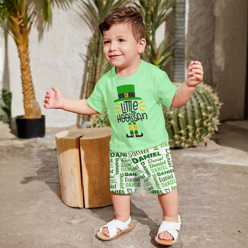 Little Hooligan - Personalized Saint Patrick's Day Kid T-shirt & Shorts