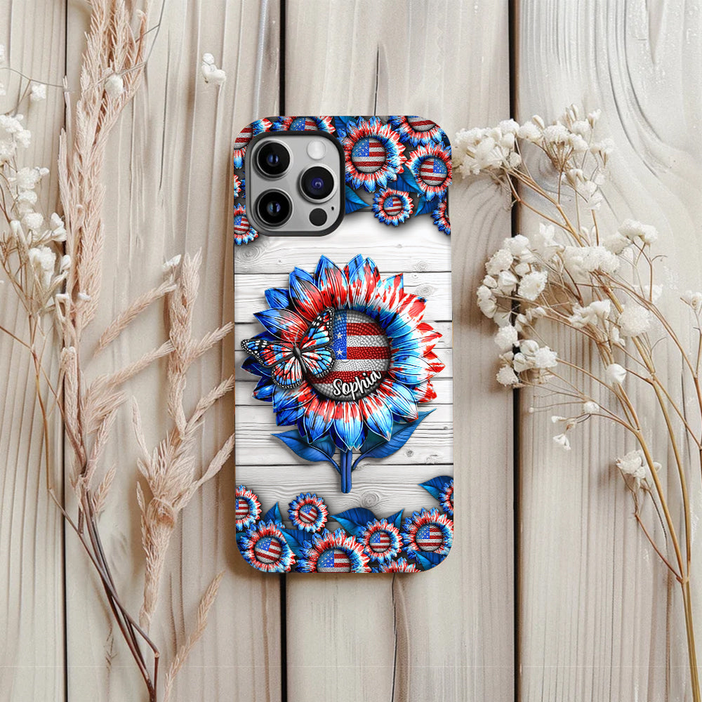 Love America - Personalized Independence Day/ 4th of July Full Print Phone Case