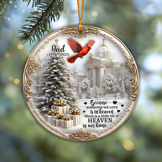 Memory In Heaven - Personalized Memorial Ornament