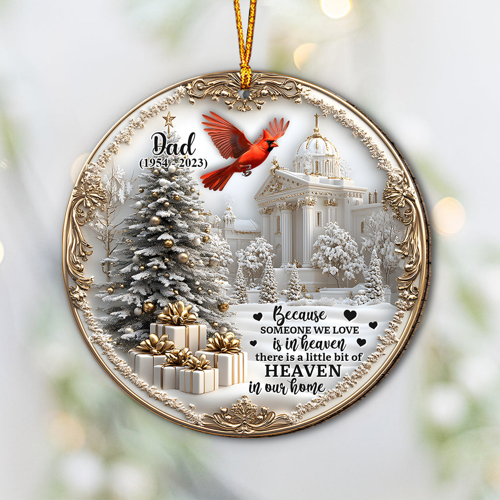 Memory In Heaven - Personalized Memorial Ornament