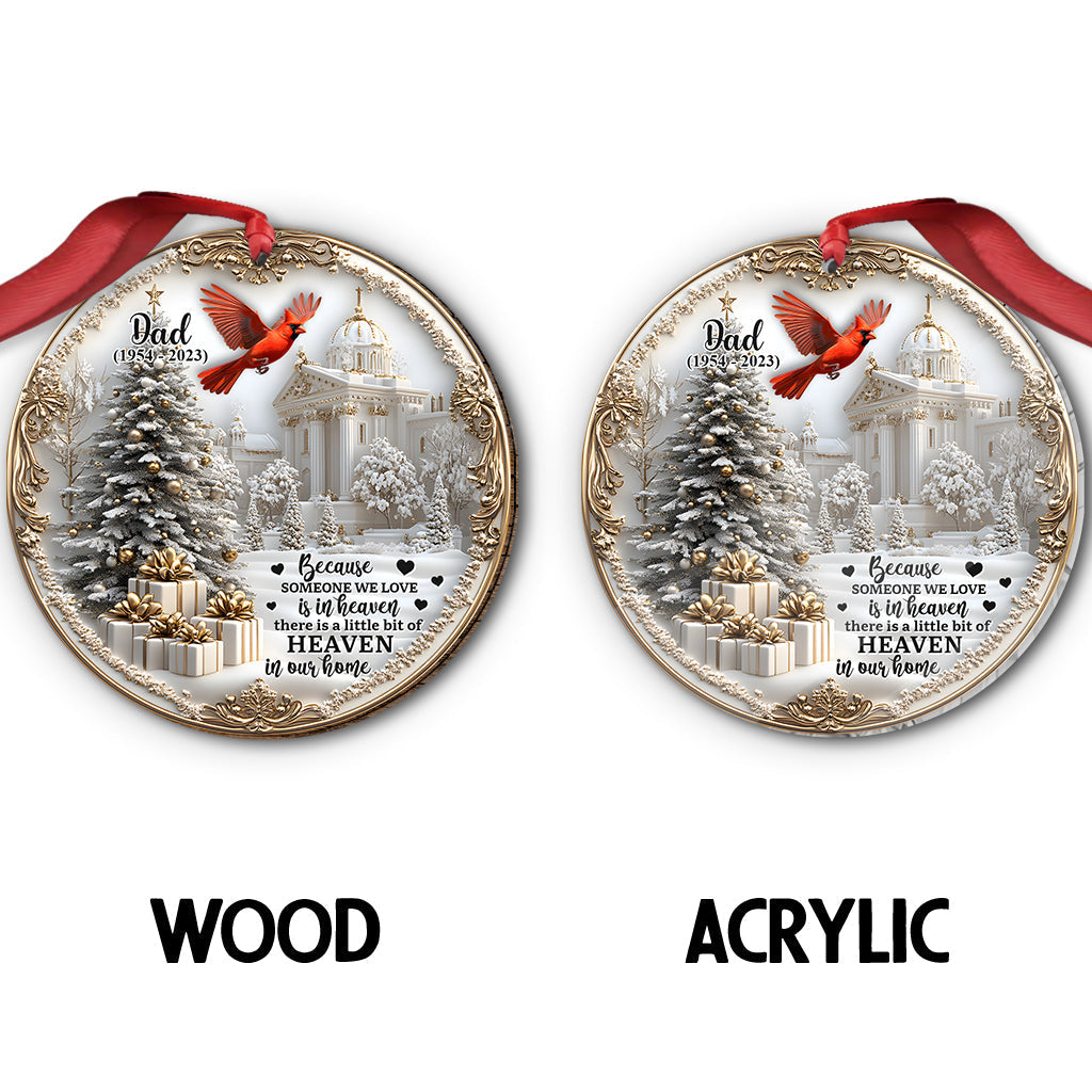 Memory In Heaven - Personalized Memorial Ornament