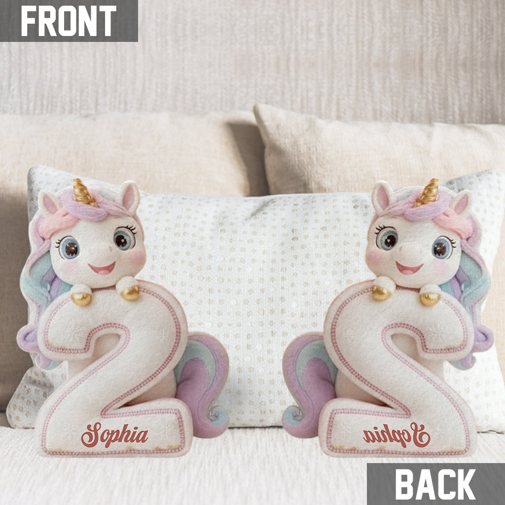 Birthday Gift For Children - Personalized Kid Shaped Pillow