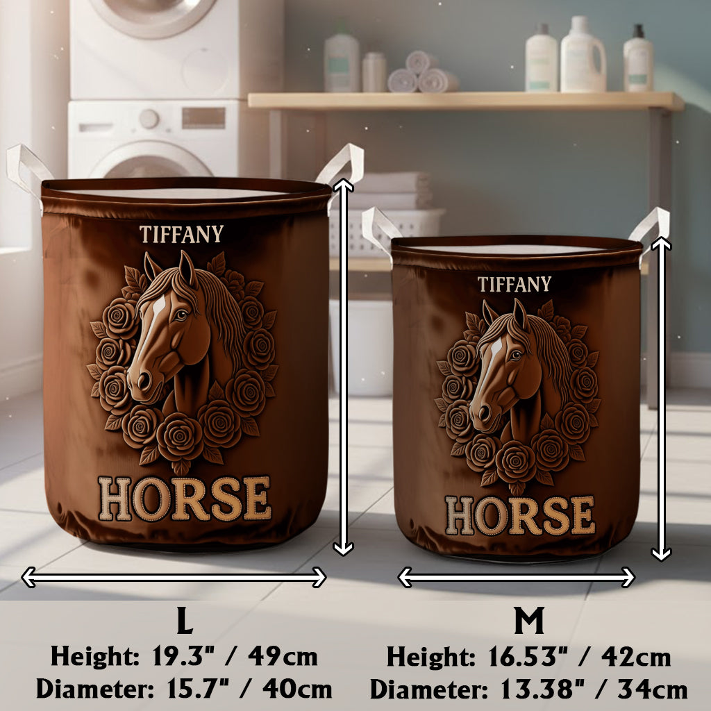 Perfect Gift For Horse Lovers - Personalized Horse Storage Basket