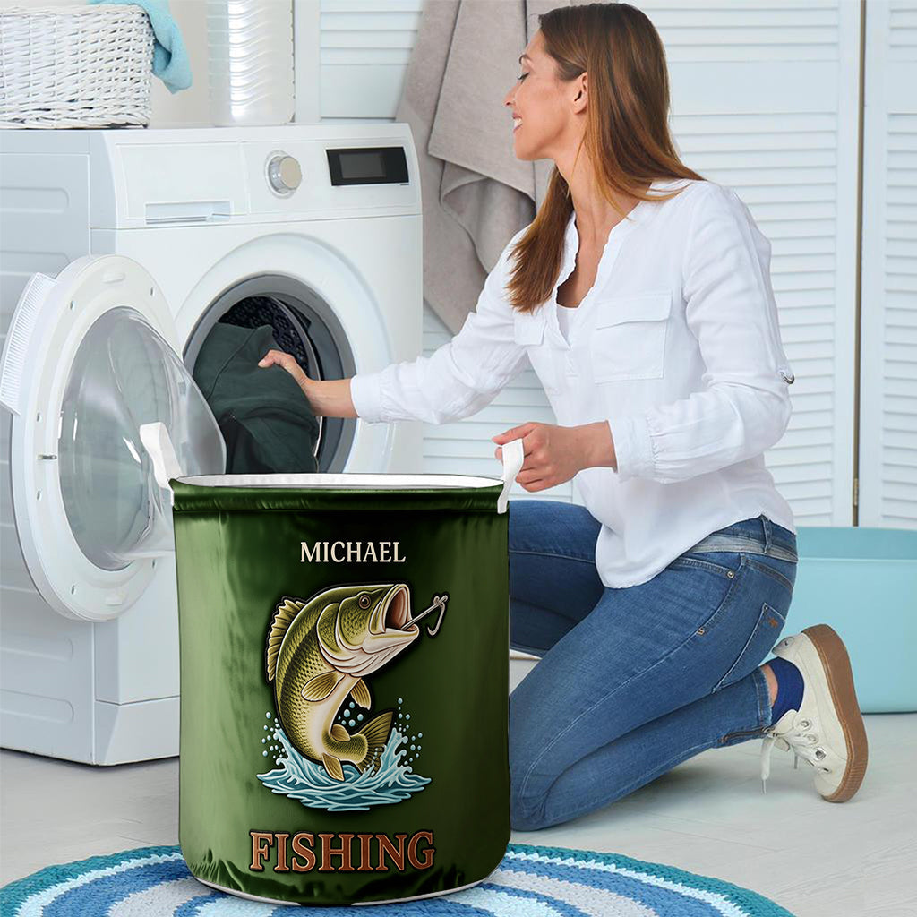 Perfect Gift For Fishing Lovers - Personalized Fishing Storage Basket