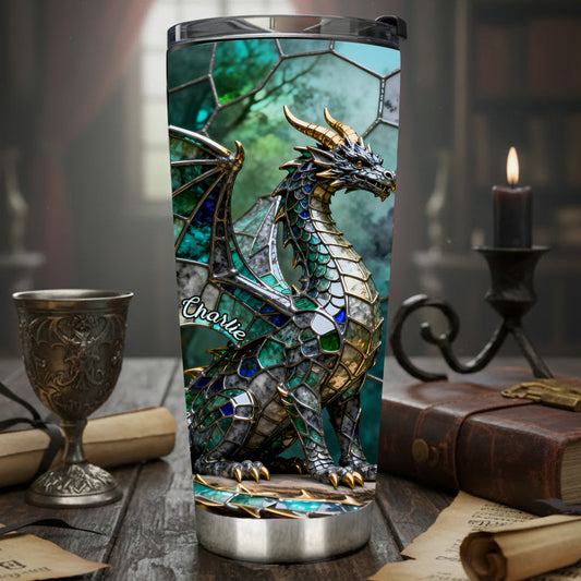 Lord Of The Skies - Personalized Dragon Tumbler