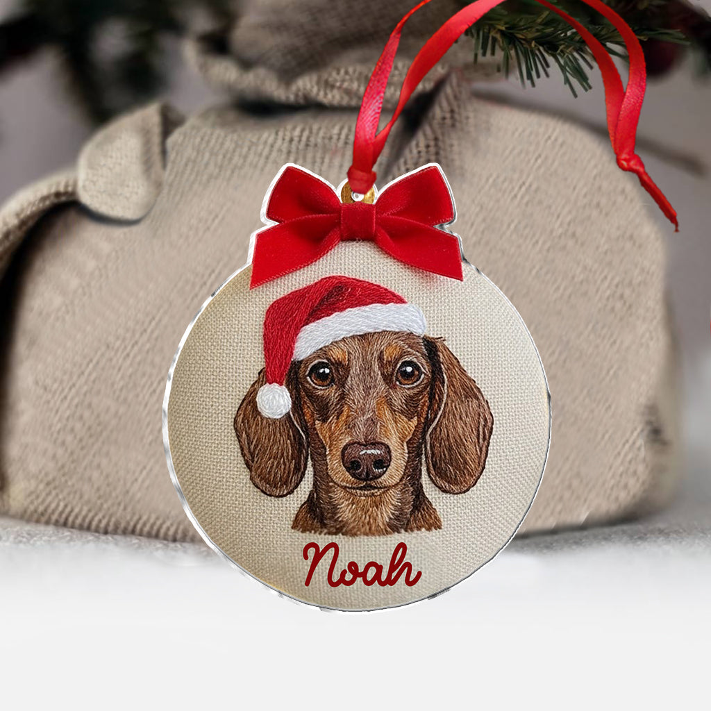 Merry Furry Christmas - Personalized Dog Ornament