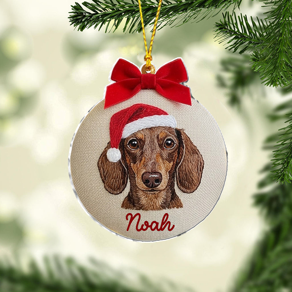Merry Furry Christmas - Personalized Dog Ornament