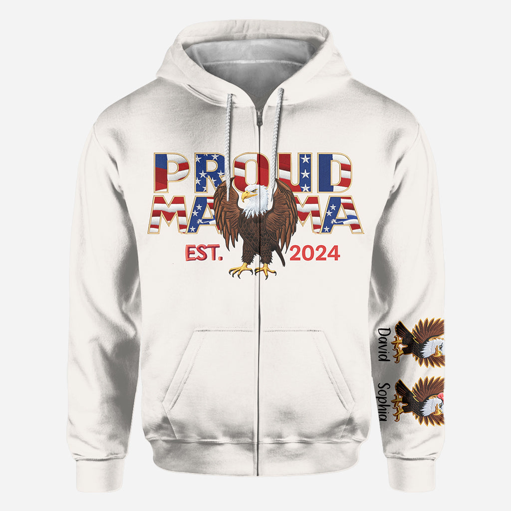 Proud Mama - Personalized Mother All Over Shirt