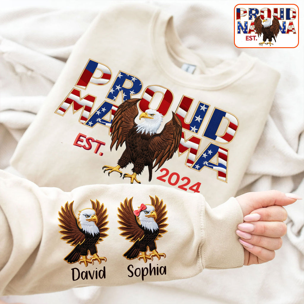 Proud Mama - Personalized Mother All Over Shirt