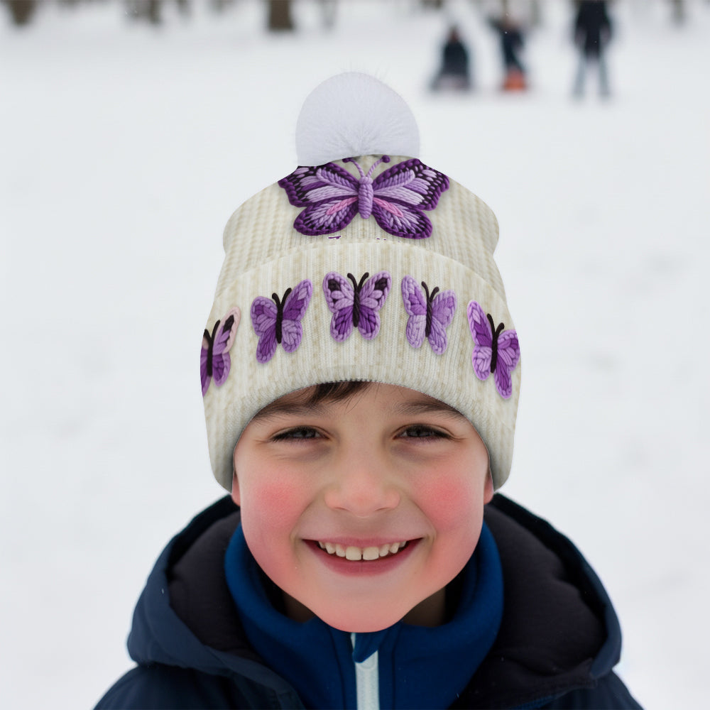 Love Butterflies - Personalized Butterfly Beanie Hat