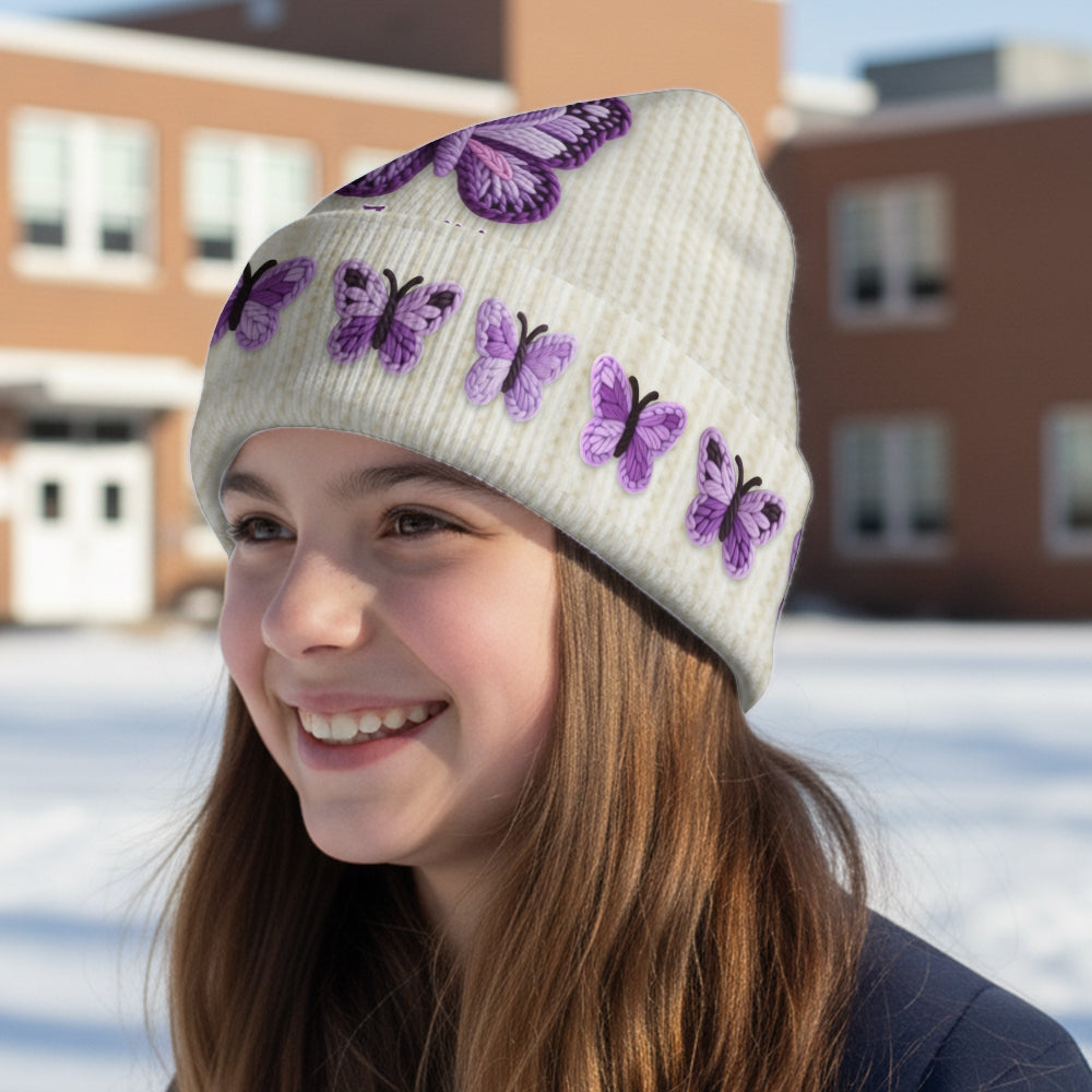 Love Butterflies - Personalized Butterfly Beanie Hat