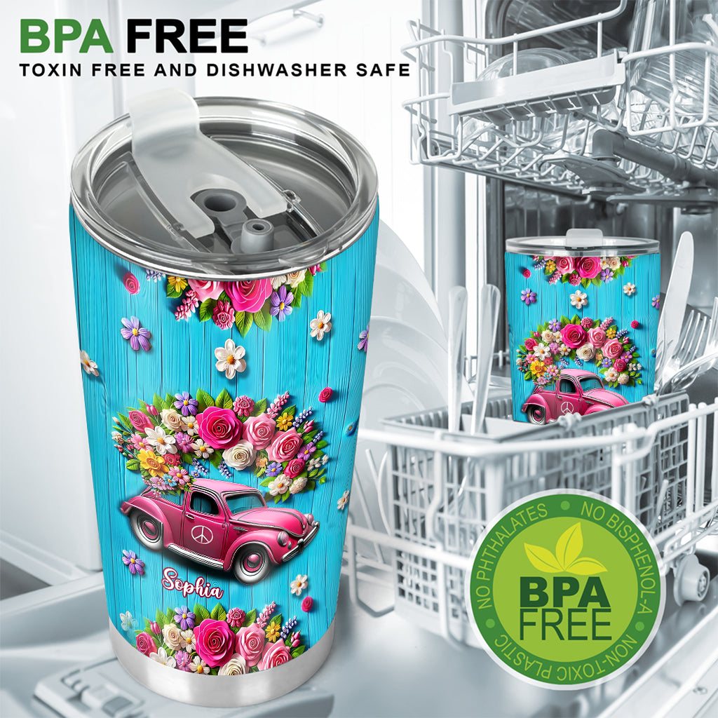 Hippie Soul - Personalized Hippie Tumbler