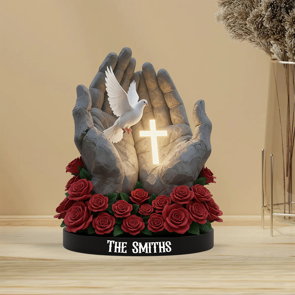 Eternal Faith - Personalized Christian Custom Shaped Acrylic Plaque