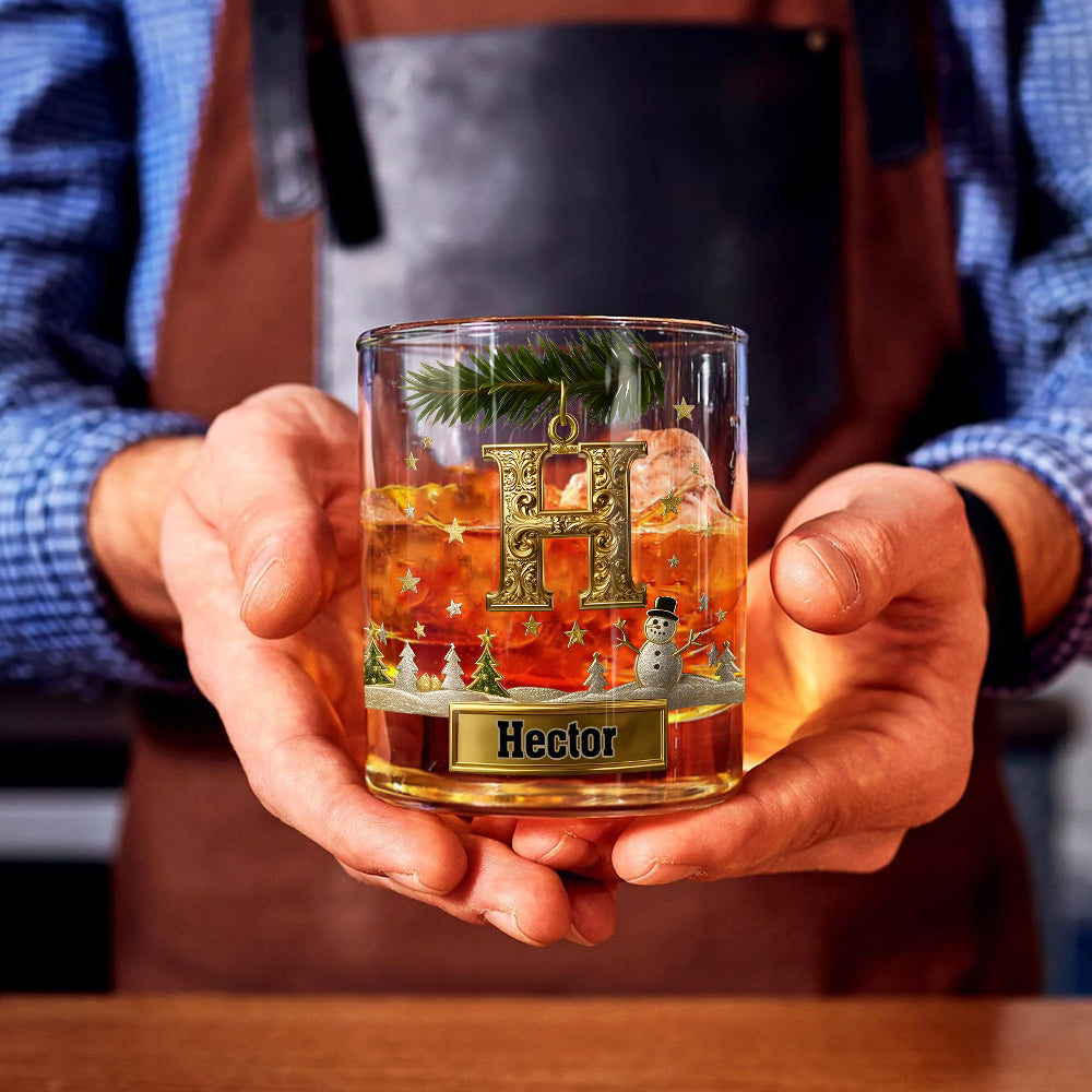 Merry Christmas! - Personalized Family Whiskey Glass