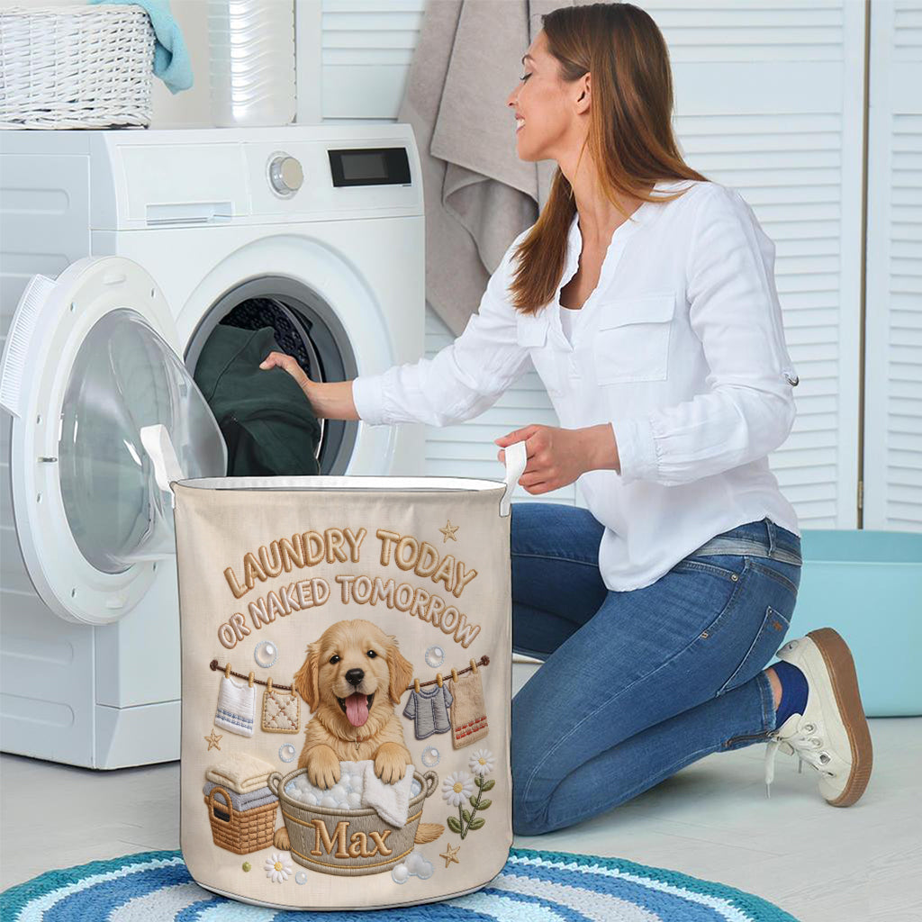 Laundry Basket - Personalized Dog Storage Basket