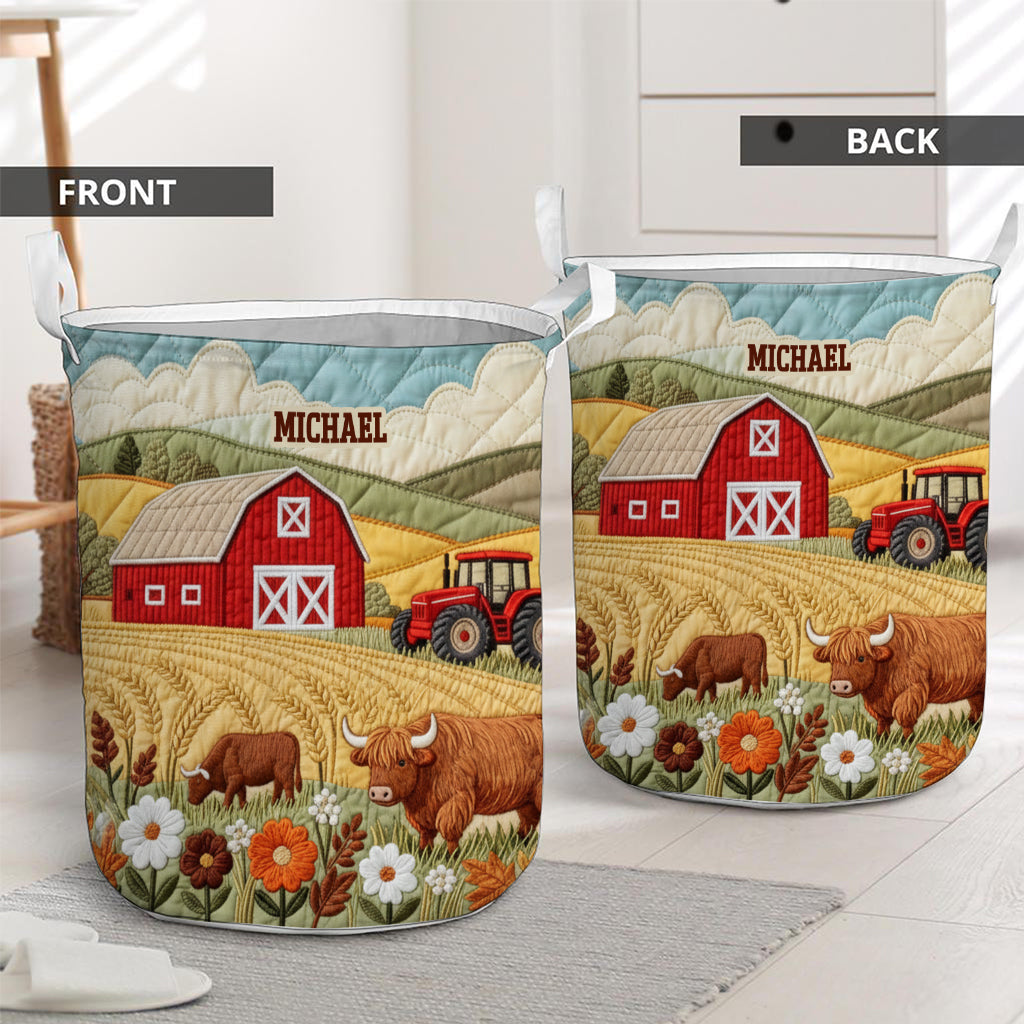Farm Life - Personalized Farmer Storage Basket