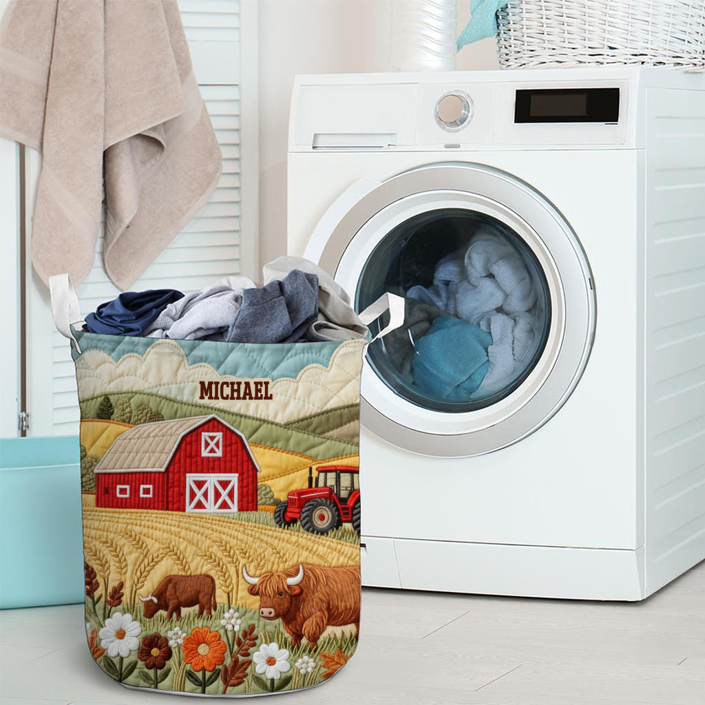 Farm Life - Personalized Farmer Storage Basket