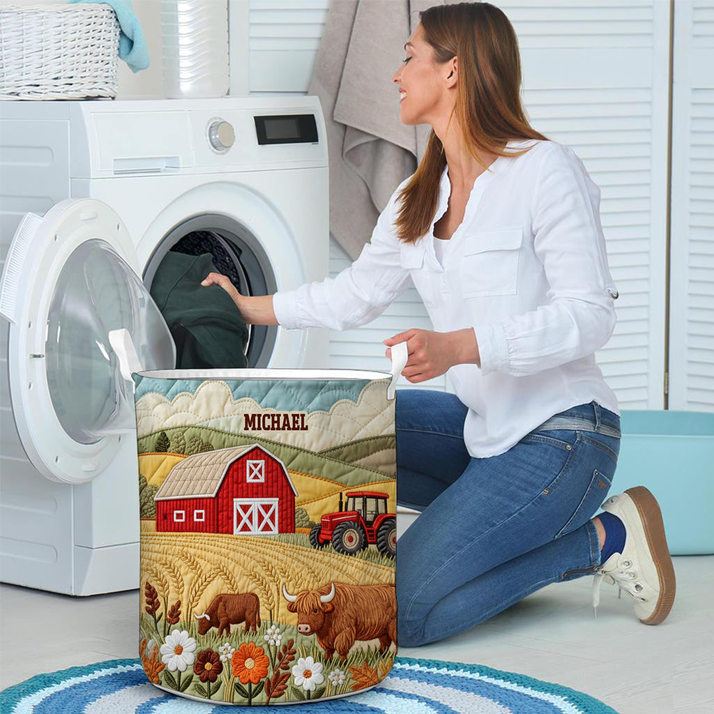 Farm Life - Personalized Farmer Storage Basket