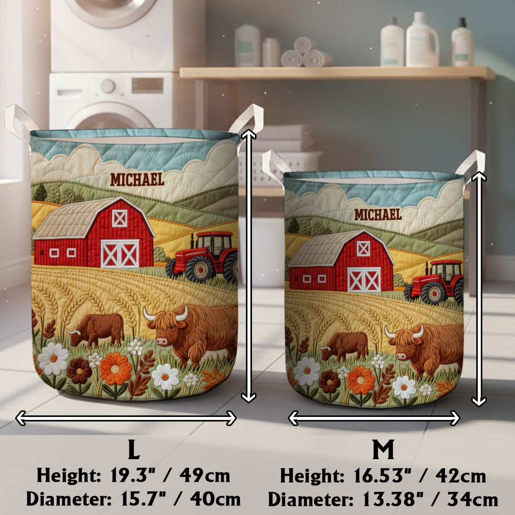 Farm Life - Personalized Farmer Storage Basket