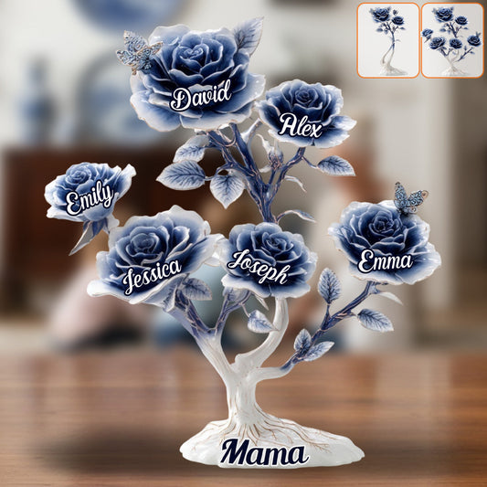 Mom Grandma Garden - Personalized Mother Custom Shaped Acrylic Plaque