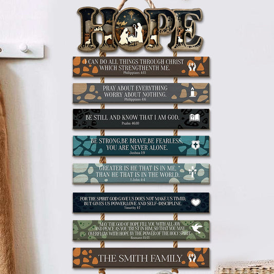 Hope - Personalized Christian Pallet Wood Sign