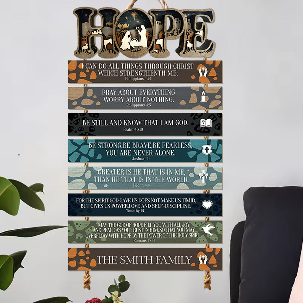 Hope - Personalized Christian Pallet Wood Sign