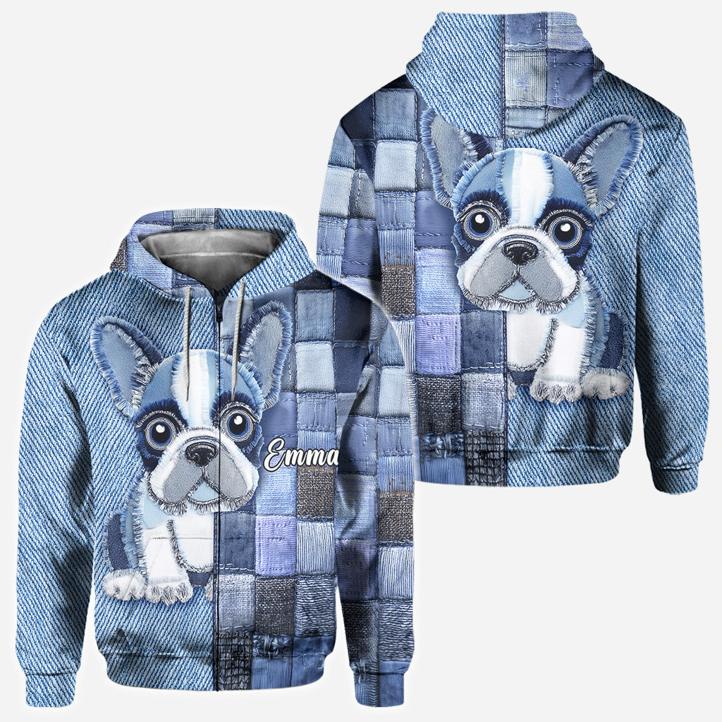 Love French Bulldog - Personalized Dog All Over Shirt