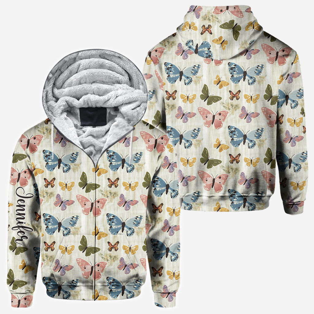 Butterflies Garden - Personalized Butterfly All Over Shirt