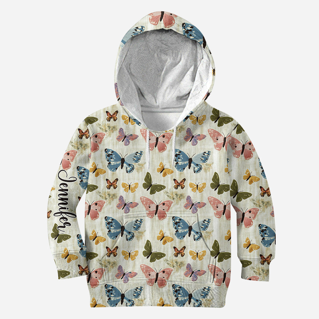Butterflies Garden - Personalized Butterfly All Over Shirt