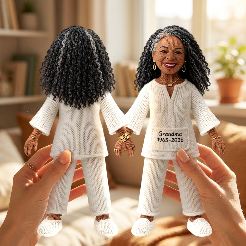 Custom From Any Photo - Personalized Memorial Posable Plush Doll