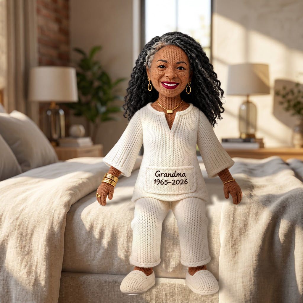 Custom From Any Photo - Personalized Memorial Posable Plush Doll