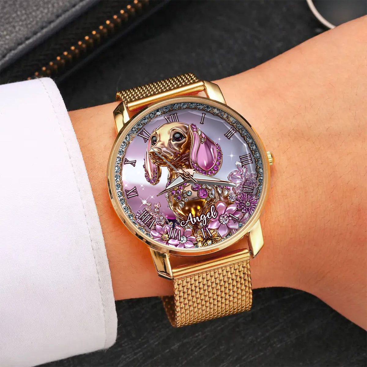 Dachshund Lovers - Personalized Dog Women Hand Watch