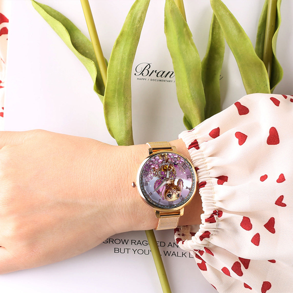 Dachshund Lovers - Personalized Dog Women Hand Watch