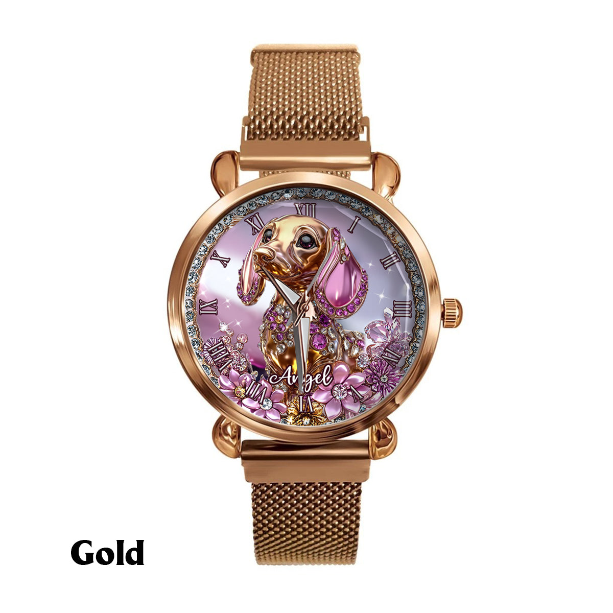 Dachshund Lovers - Personalized Dog Women Hand Watch