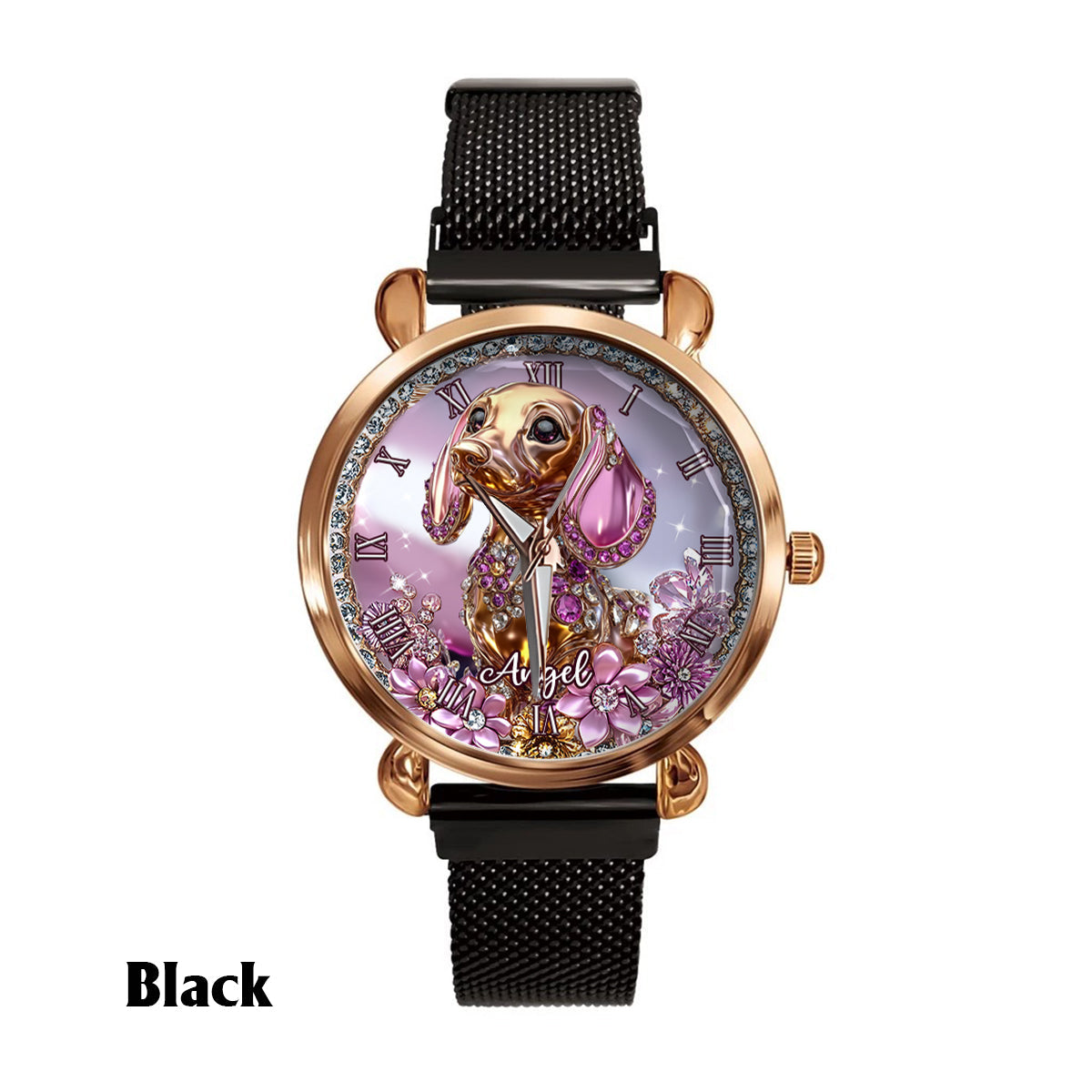 Dachshund Lovers - Personalized Dog Women Hand Watch