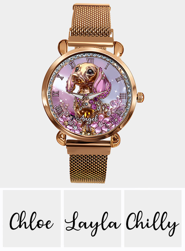 Dachshund Lovers - Personalized Dog Women Hand Watch