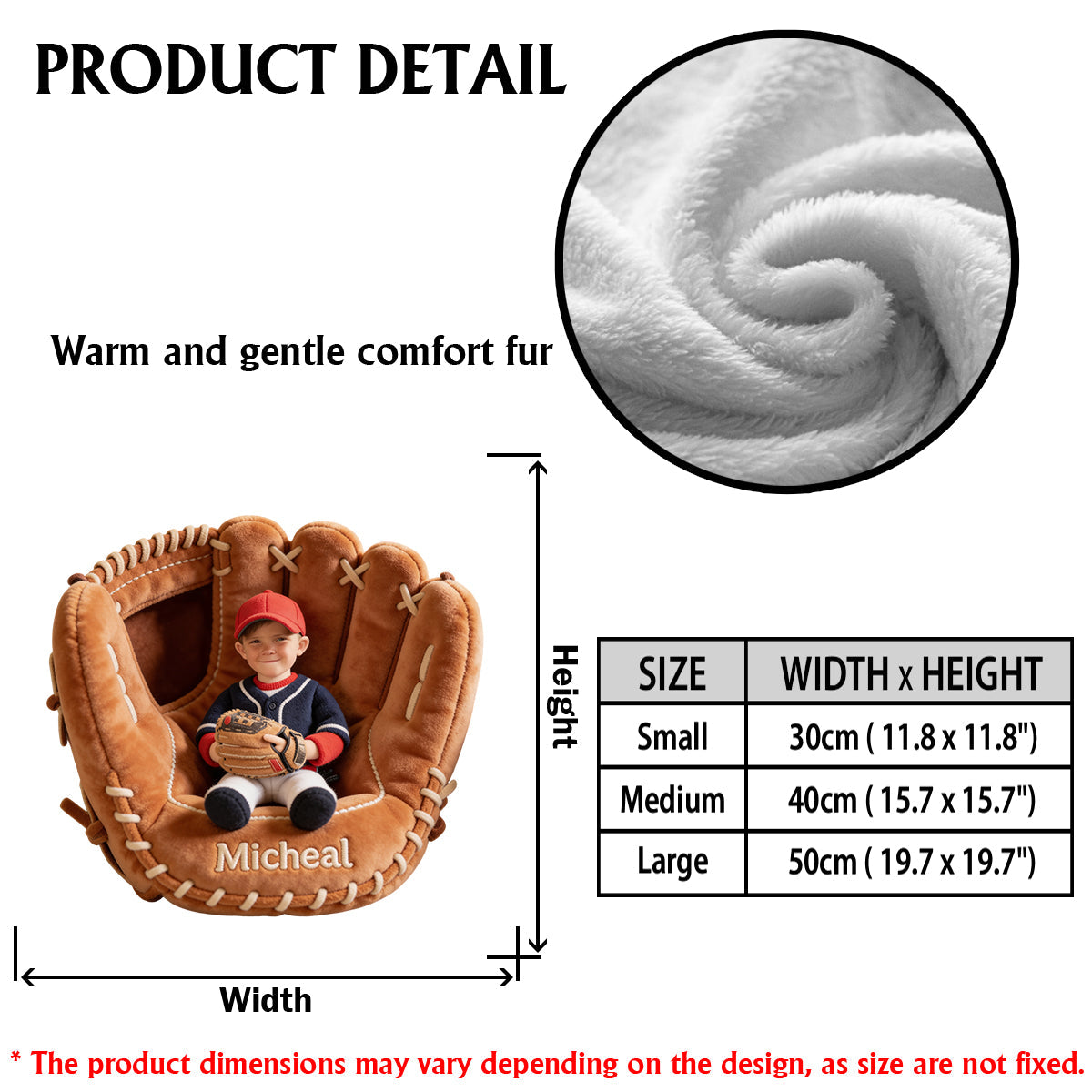 Baseball Lover - Personalized Baseball Premium Faux Fur Pillow