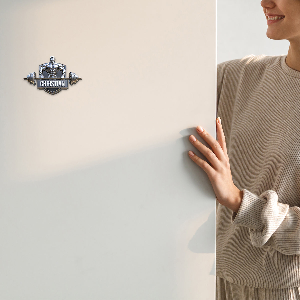 Installing Muscles - Personalized Fitness Magnet