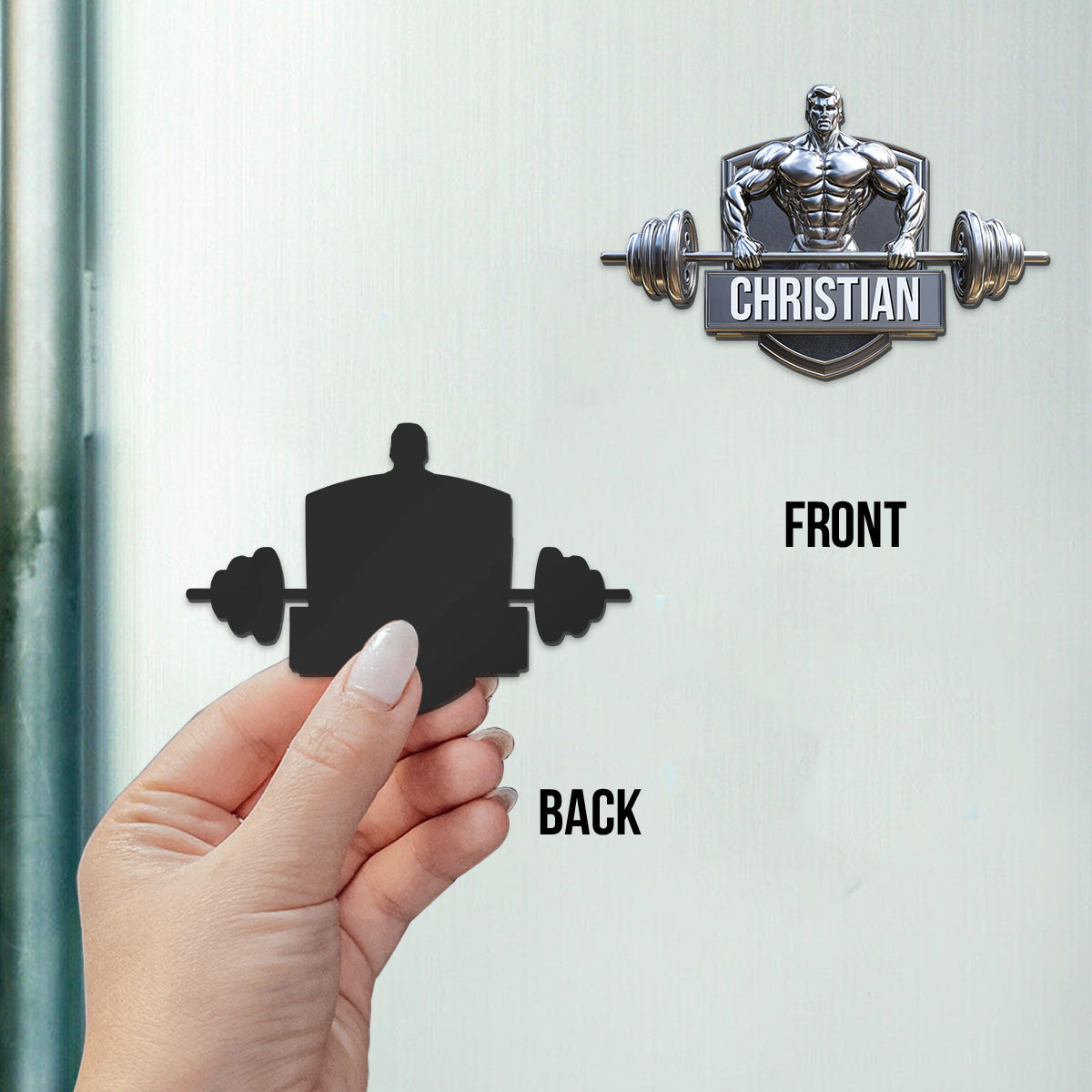 Installing Muscles - Personalized Fitness Magnet